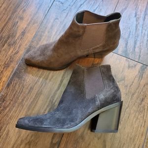 Rag & Bone Razor Chelsea Suede Booties